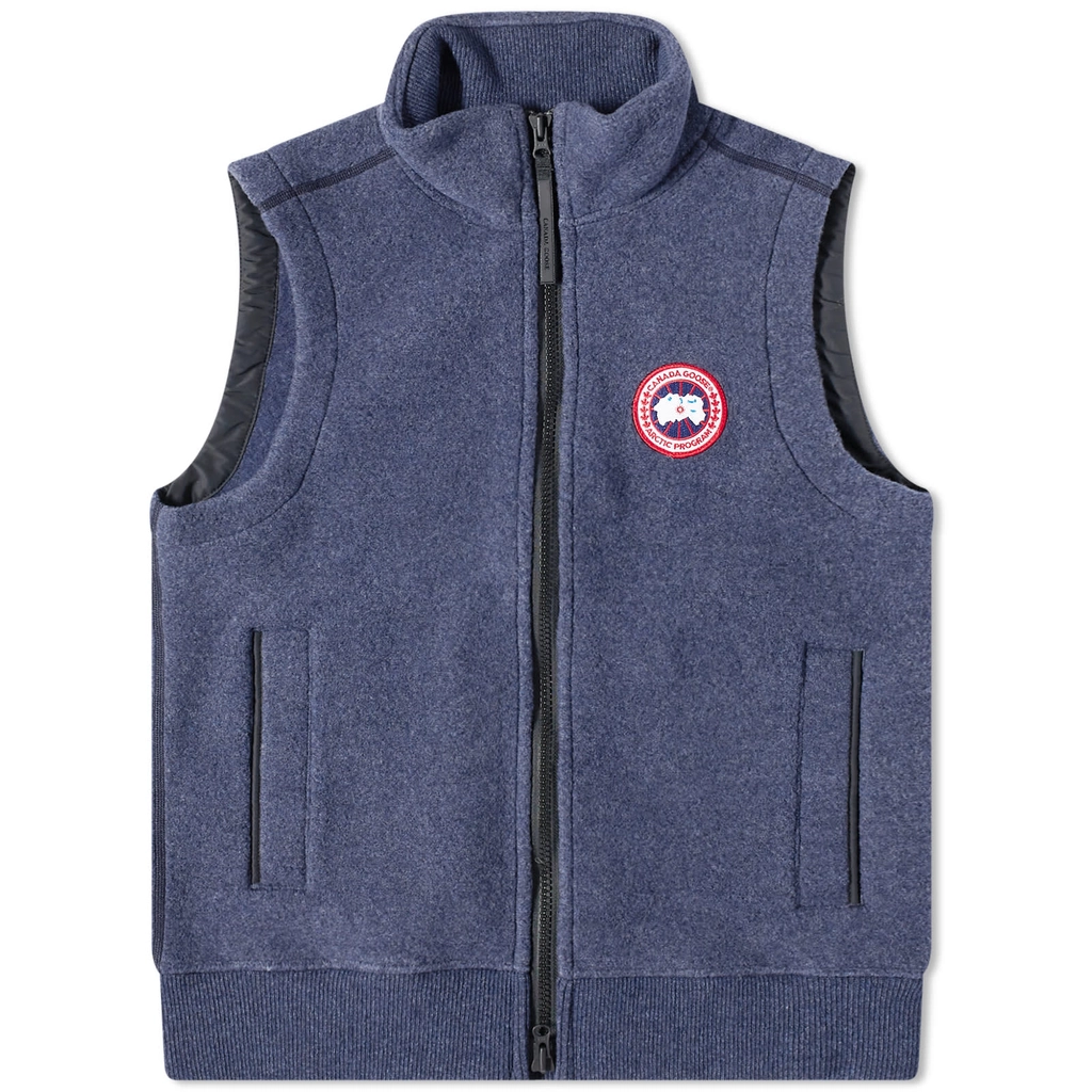 Canada Goose Men's Mersey Fleece Vest Atlantic Navy